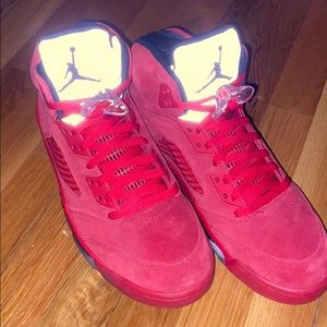 Jordan 5 “red suede” men’s 10.5